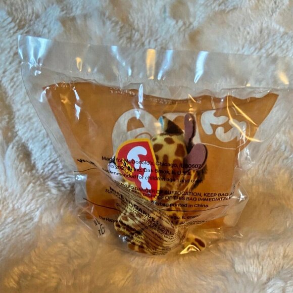 2/$30 McDonald's Ty Teenie Beanie Boo's Safari Giraffe 2021 NIP Ty Tags - Picture 3 of 5